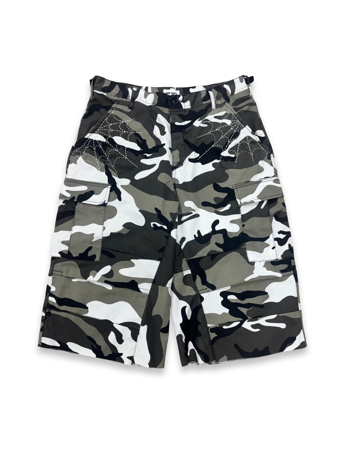 Distressed Sashiko Snow camo Bermuda _ 2 상품이미지2