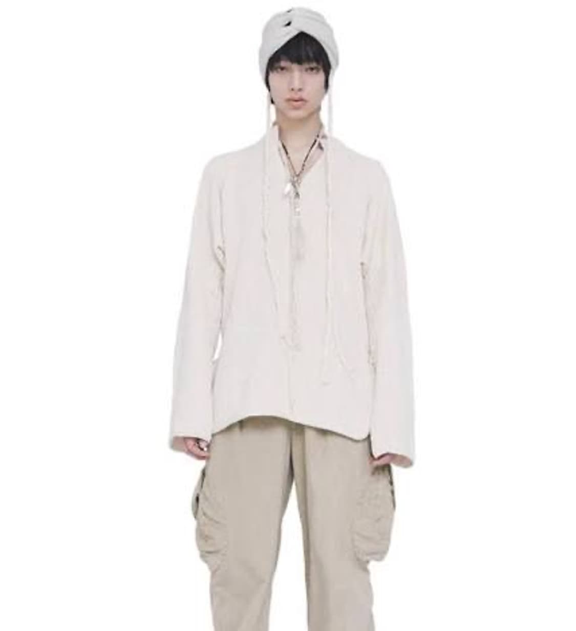 새제품 HYEIN SEO Oversized knit ivory 1/2 상품이미지3