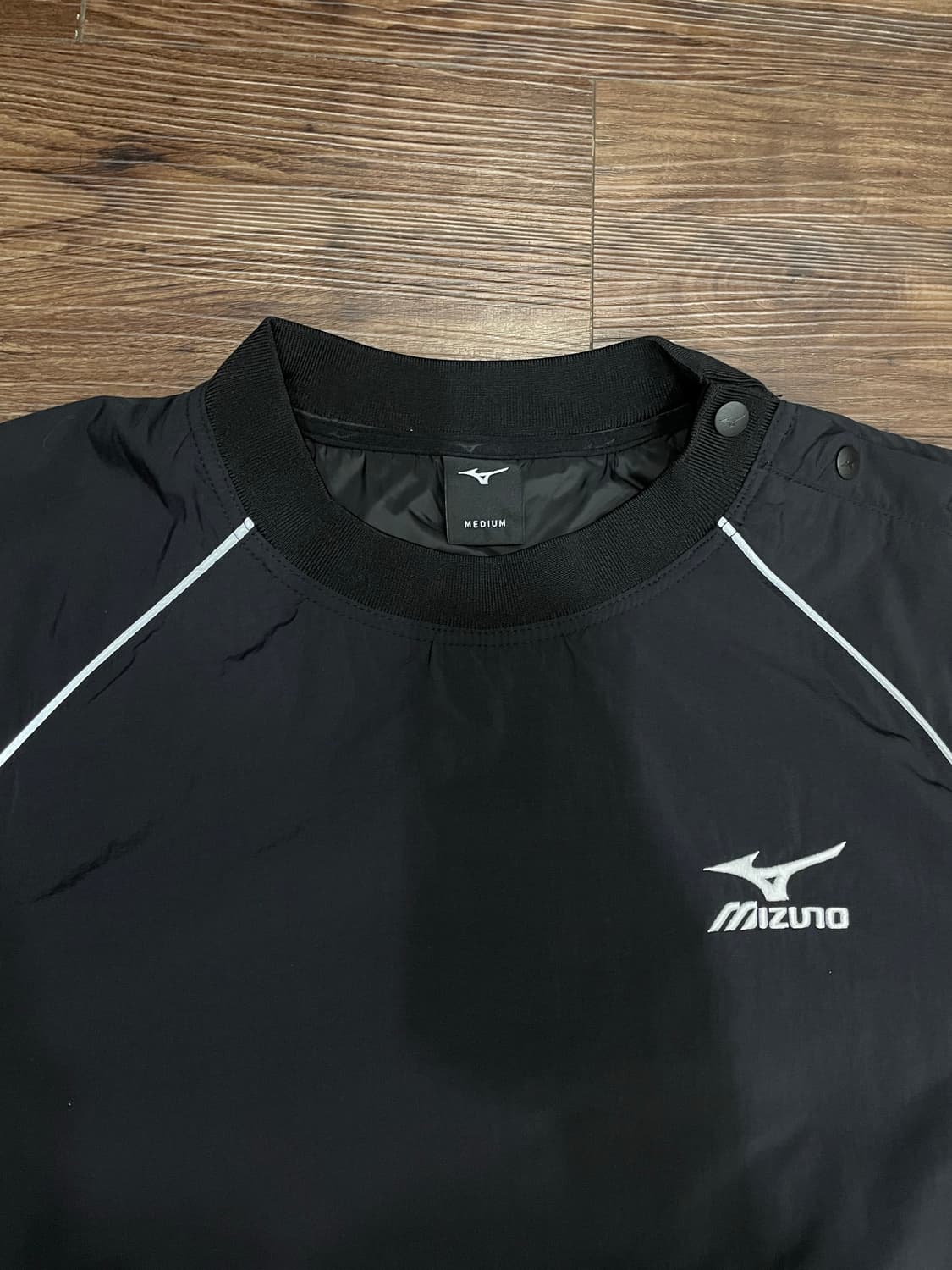 미즈노 MIZUNO 패딩 피스테 웜업 블랙 상품이미지2