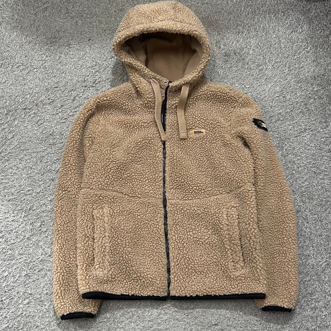 [90-95] 내셔널지오그래픽 양털 후드집업 상품이미지2