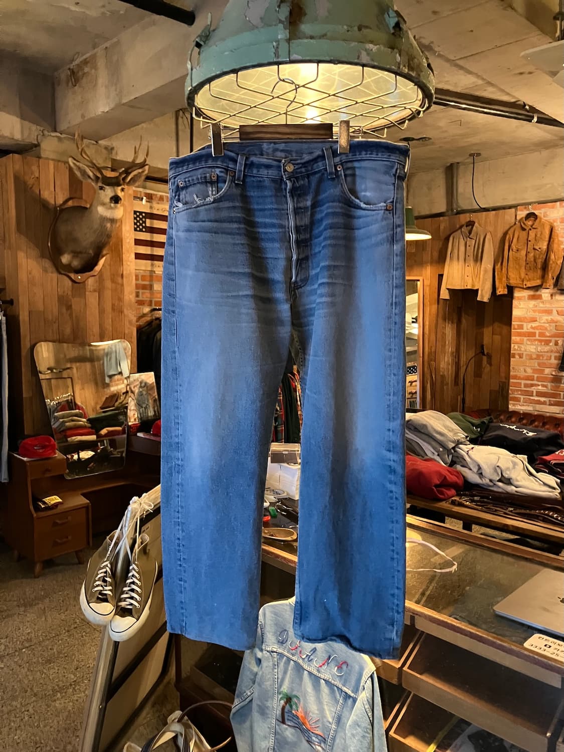 90s USA Levis 501XX 0000 Denim Pants 상품이미지1