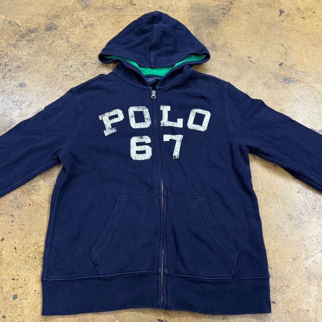 폴로 랄프로렌 네이비 후드집업 상품이미지3