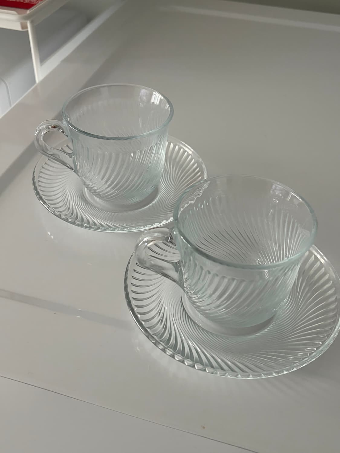 HAY 헤이 유리컵 세트 2개 일괄 (컵앤소서) 상품이미지1