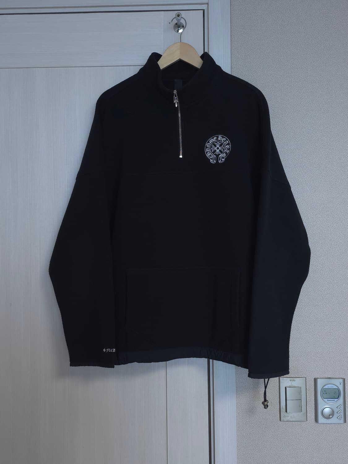 [XXL] 크롬하츠 홀스슈 하프집업 반집업 후리스 블랙 상품이미지2