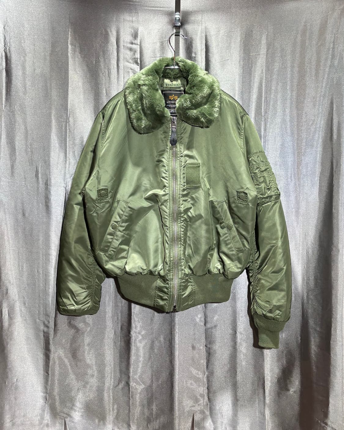 S 알파인더스트리 울프 카키 MA-1  상품이미지3