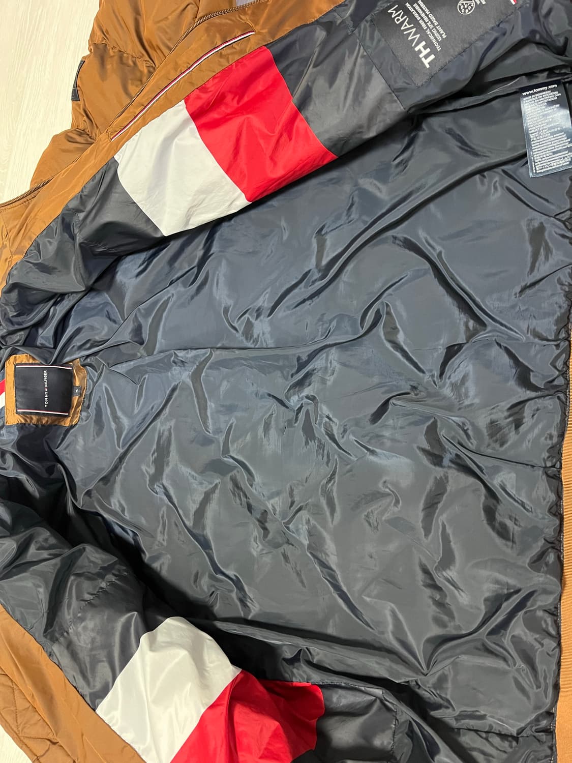 타미힐치거 퀄팅 브라운패딩 XL 상품이미지6