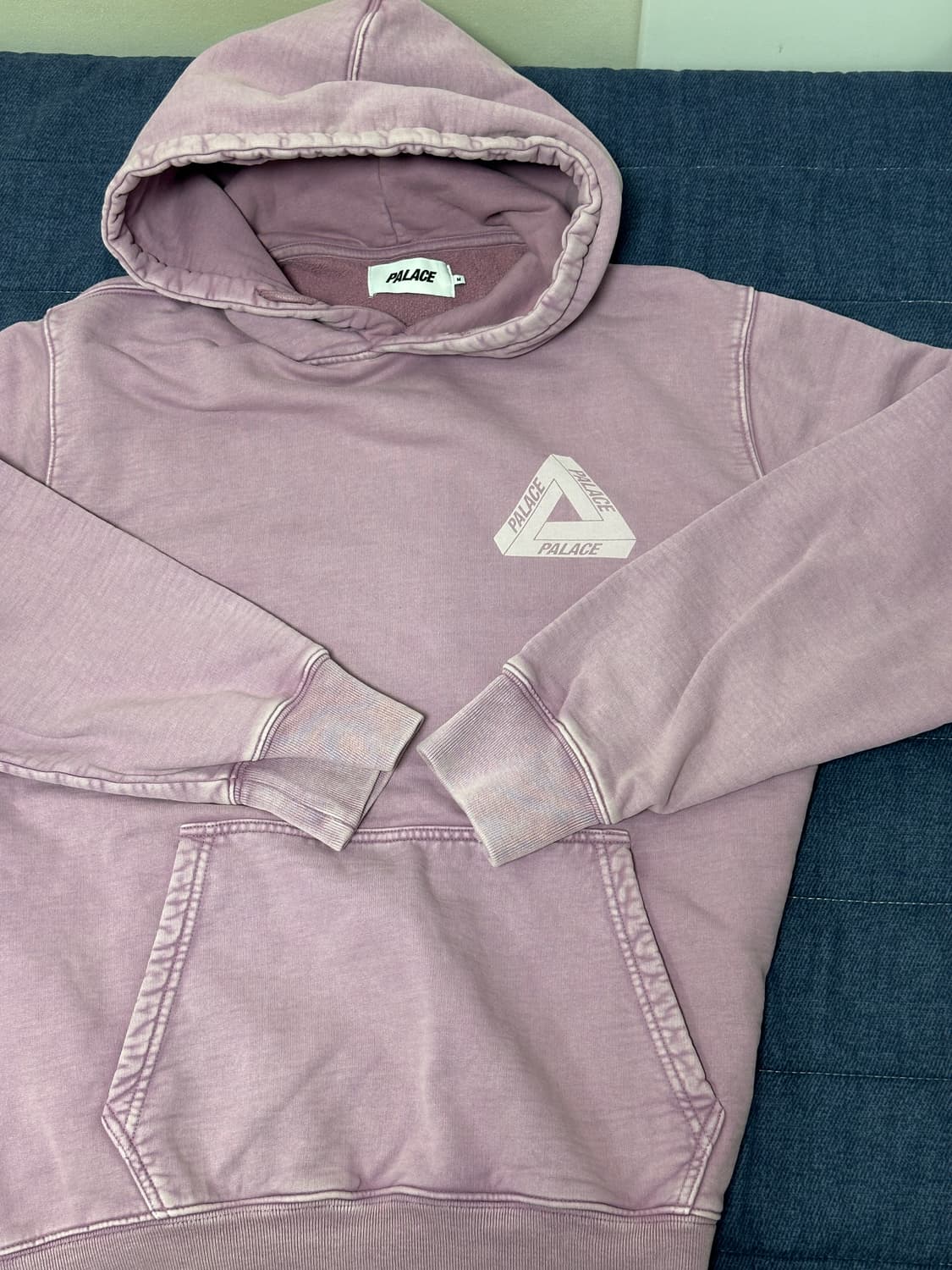 23fw팔라스 워시드 아웃 트라이퍼그 후드 핑크  M 상품이미지2