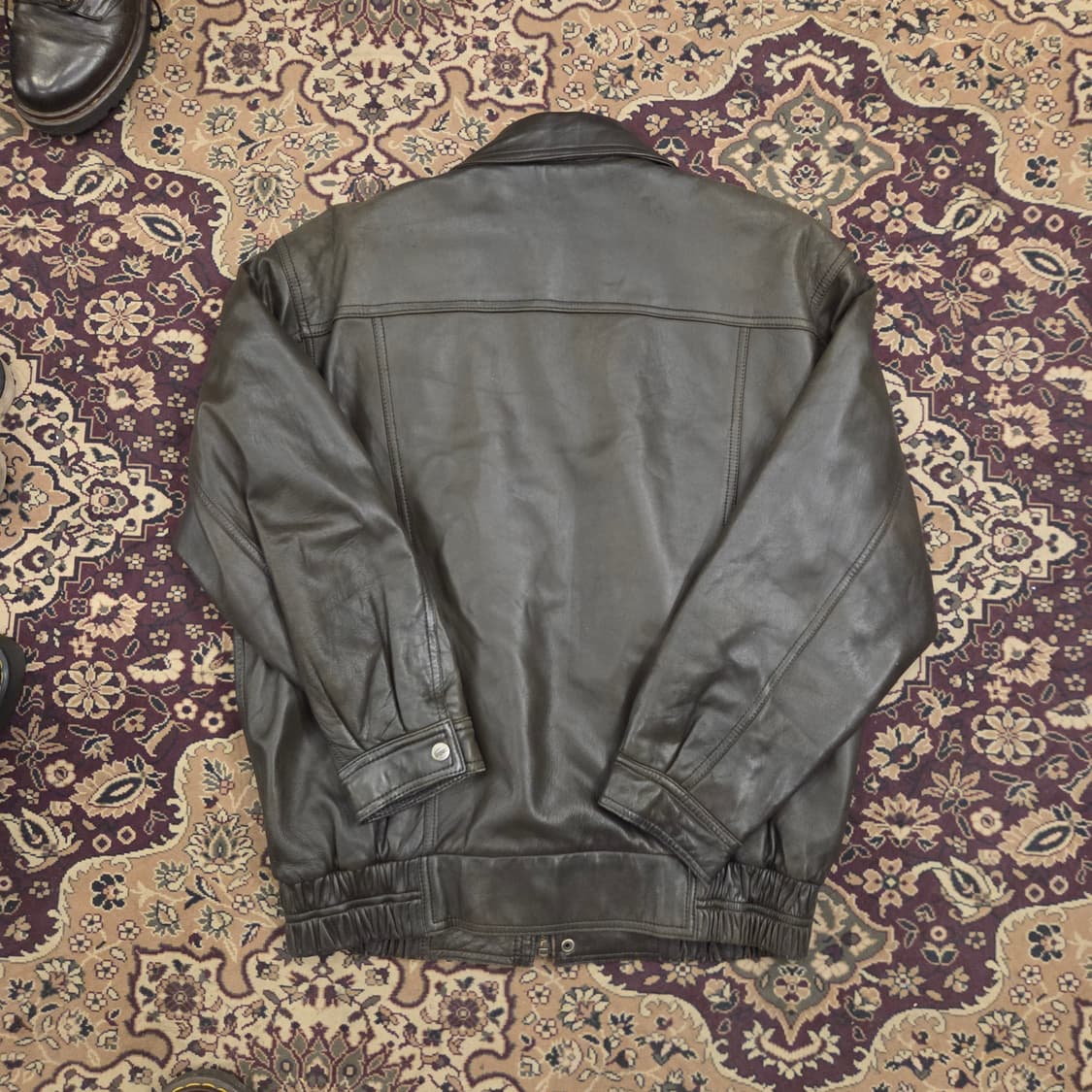 90s 라코스테 양가죽 자켓 a2 스타일 자켓 상품이미지2