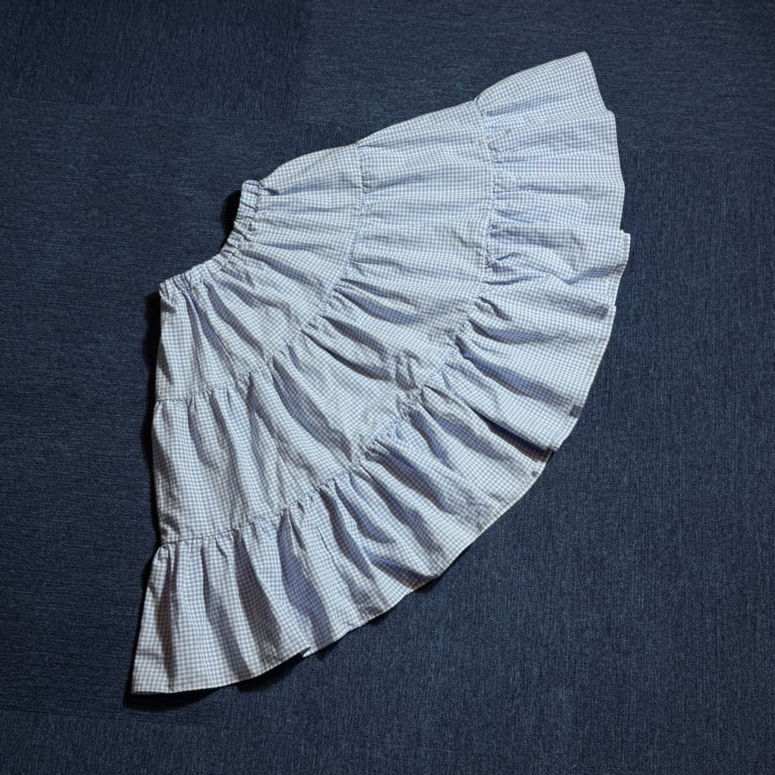 모리걸 체크패턴 캉캉 스커트 상품이미지1