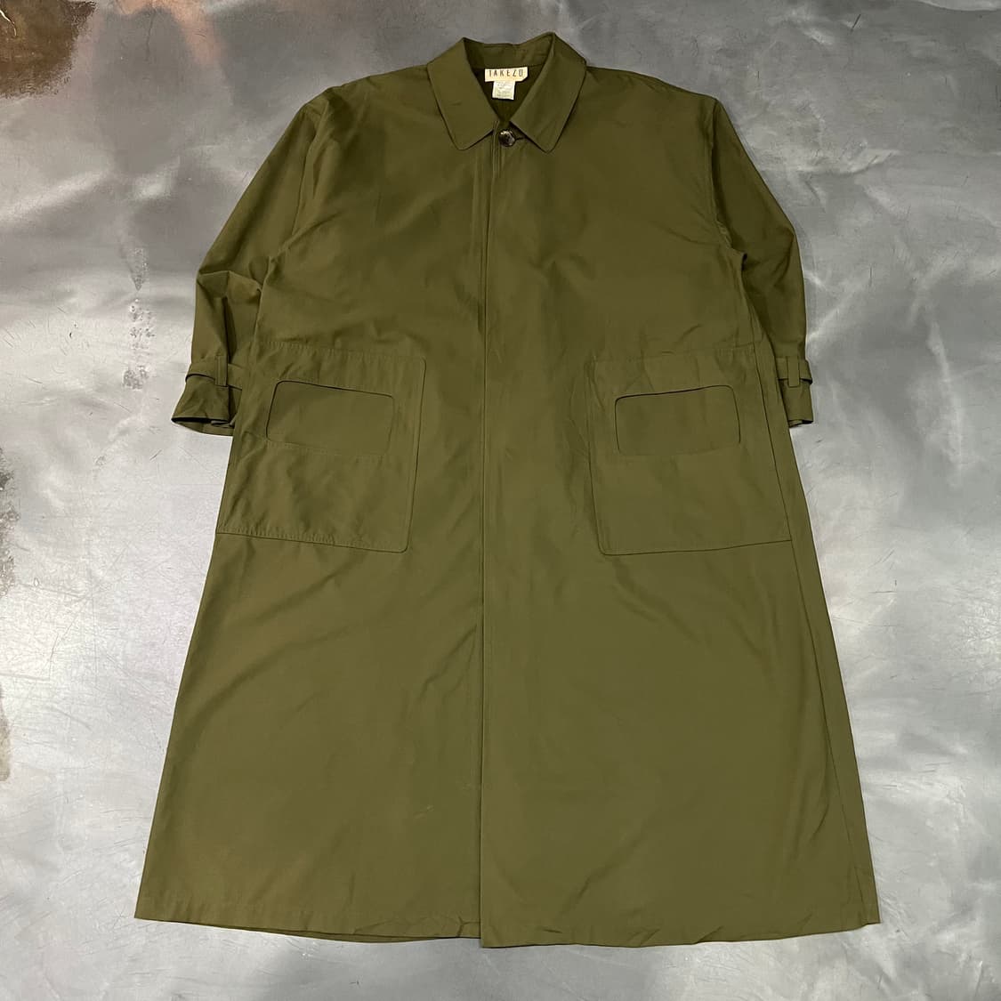  takezo 카키 트렌치 맥코트 y16094 상품이미지1