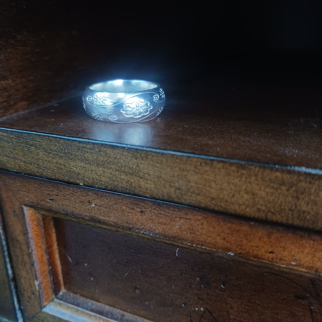 꽃가락지3 순은99 은가락지 8미리  상품이미지5