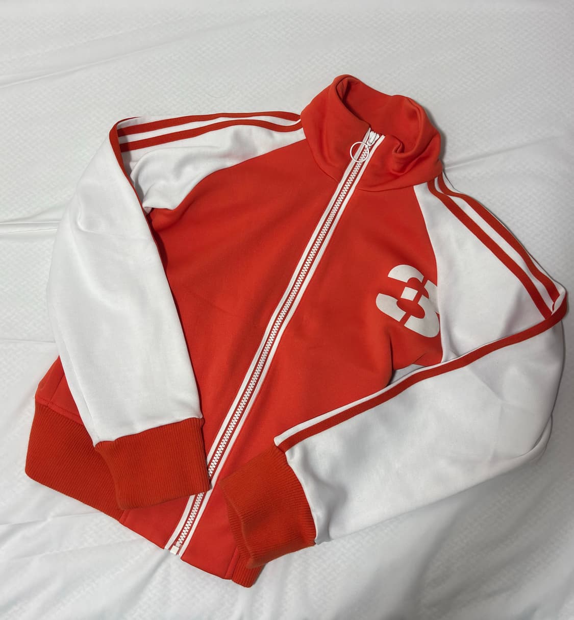 아디다스 트랙탑 져지 오렌지 배색 상품이미지1