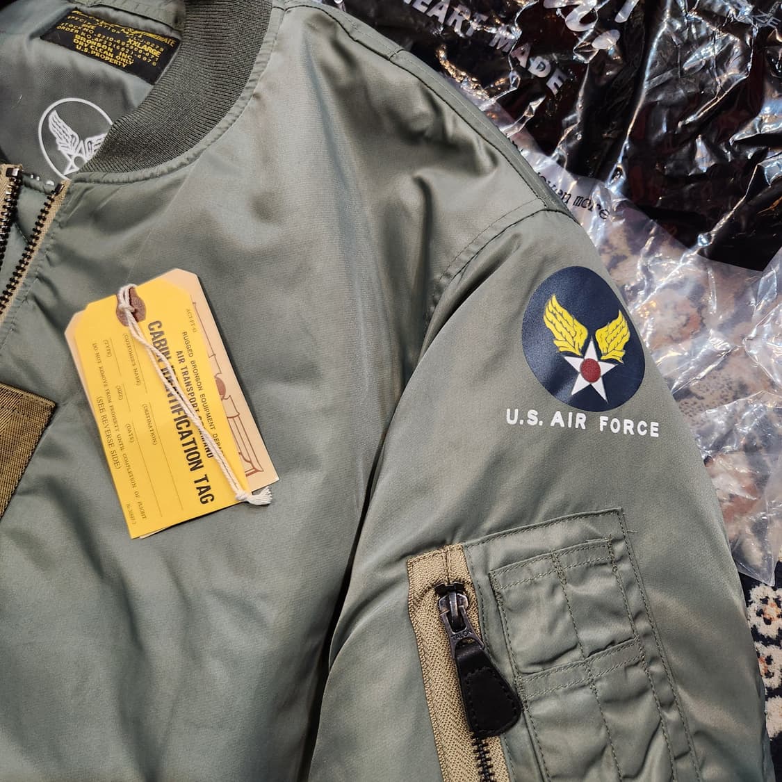 브론슨 Ma-1 울파일 XXL 상품이미지8
