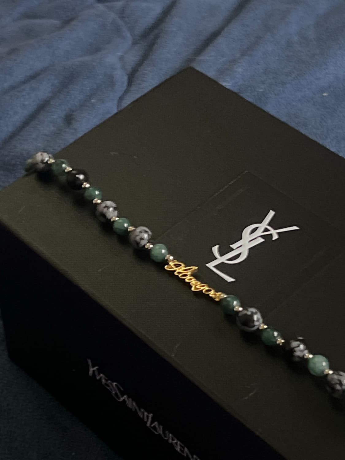 핸드메이드 원석 포인트 목걸이 상품이미지5