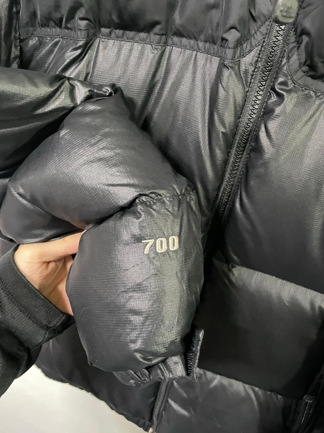 노스페이스 눕시 패딩 점퍼 블랙 넉넉100 상품이미지6