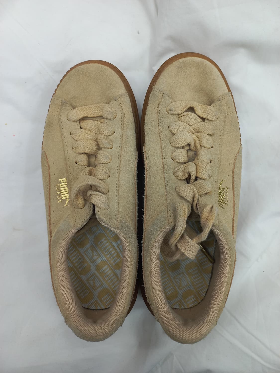 퓨마 스웨이드 플랫폼 운동화 230 베이지 상품이미지7