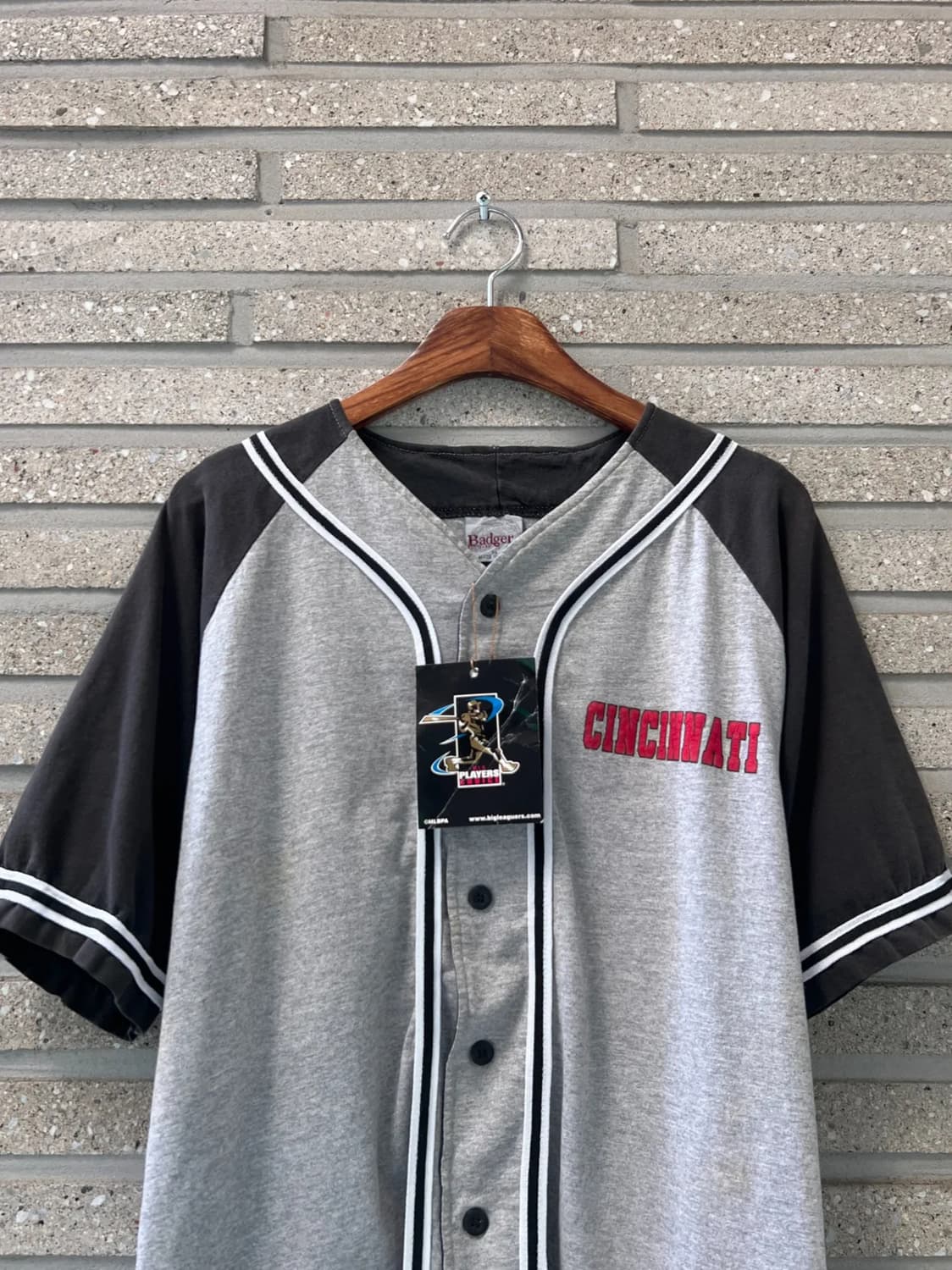 [XL]90's Made in USA 신시네티 베이스볼 셔츠 상품이미지1