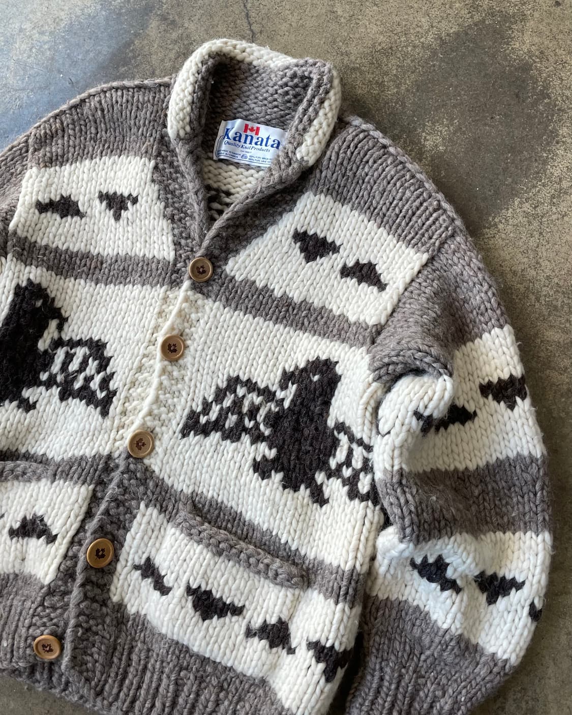 90s KANATA Thunderbird Cowichan 카나타 코위찬 상품이미지2