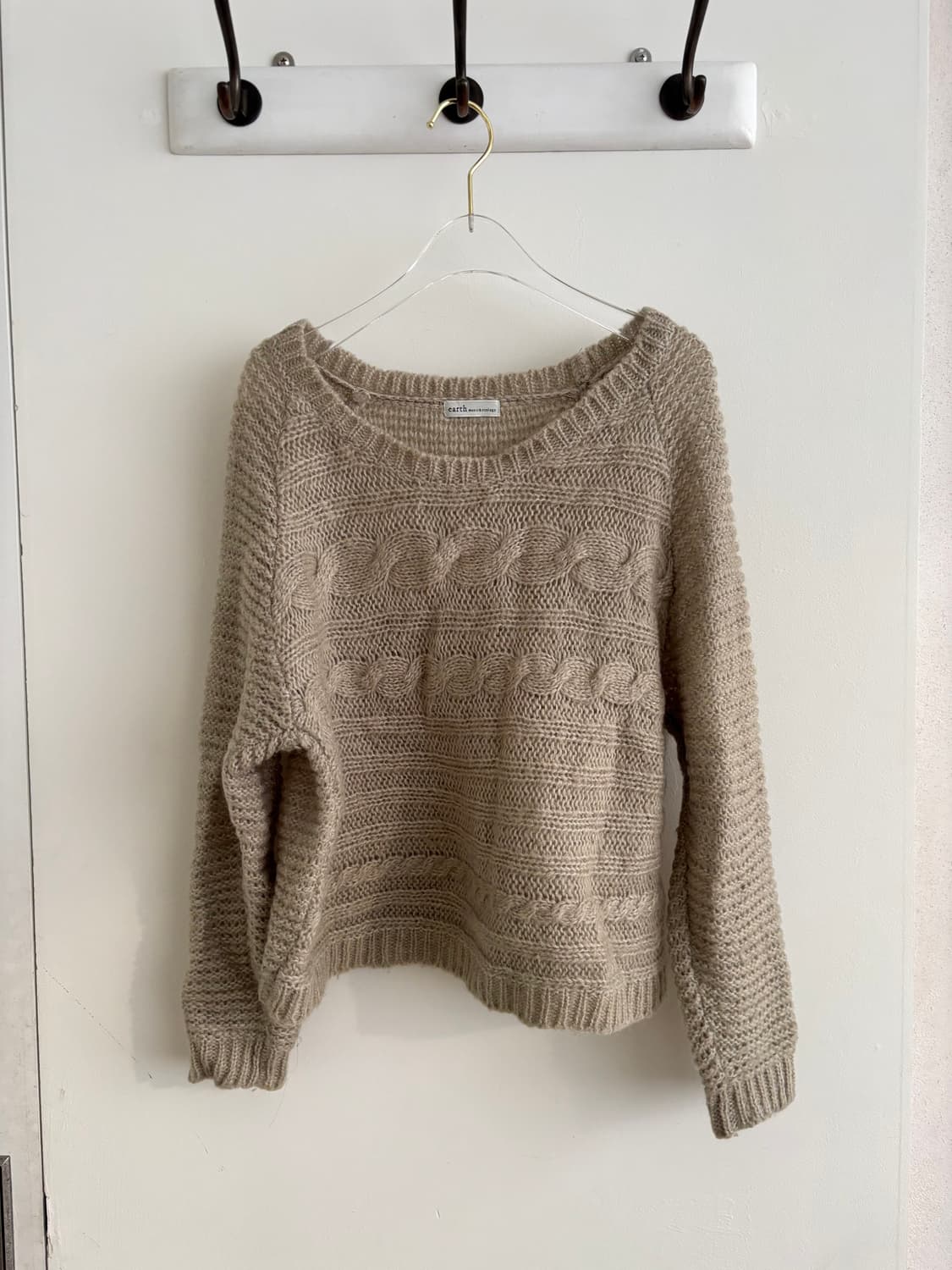 earth music&ecology 연카키 케이블 니트 상품이미지5