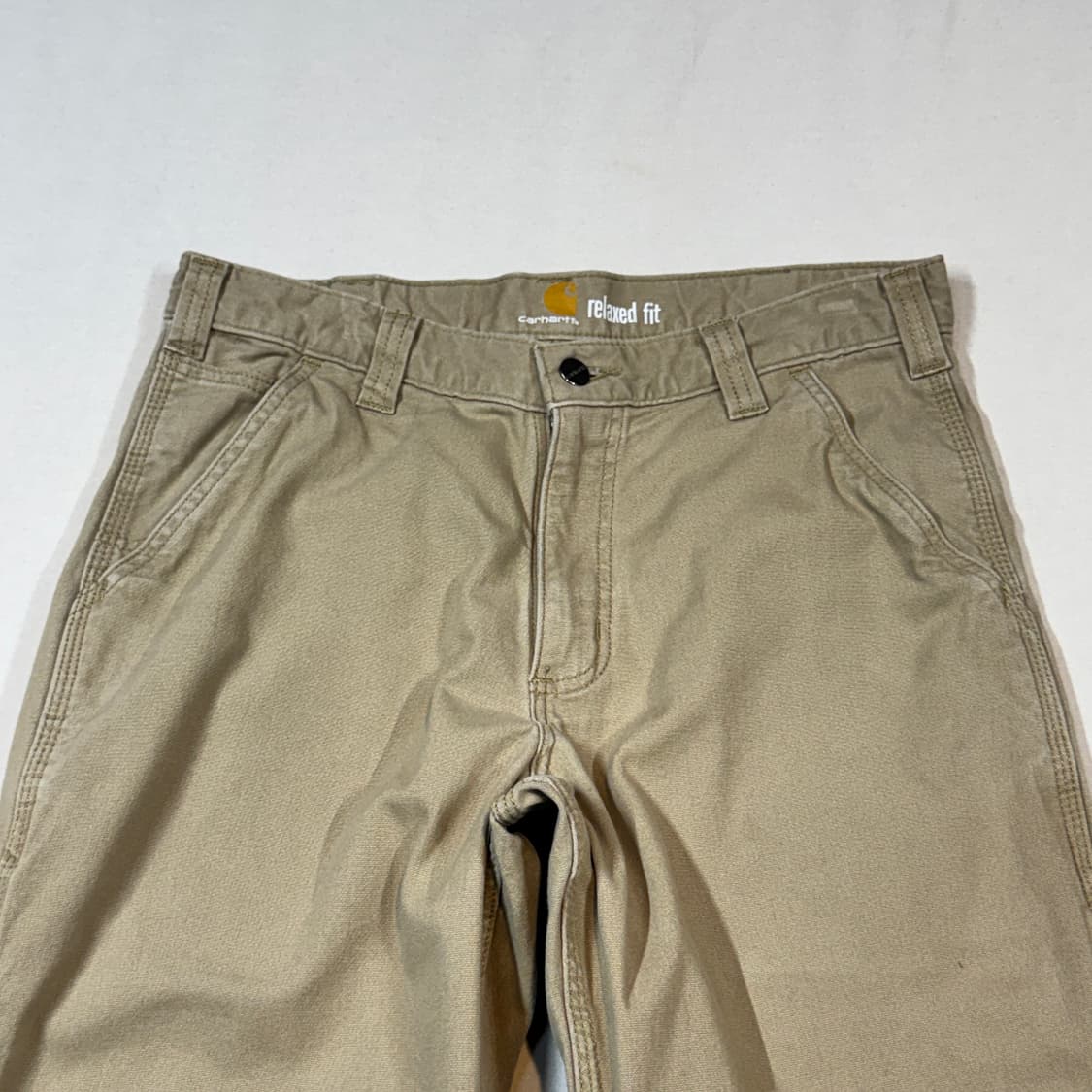 33inch) 칼하트 툴포켓 워크 팬츠 탄/브라운 릴렉스핏 상품이미지5