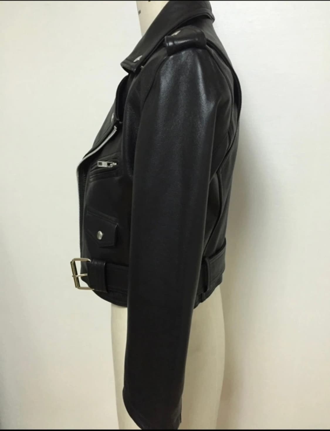 알렉사청 스타일 민스메르 가죽 자켓 상품이미지6