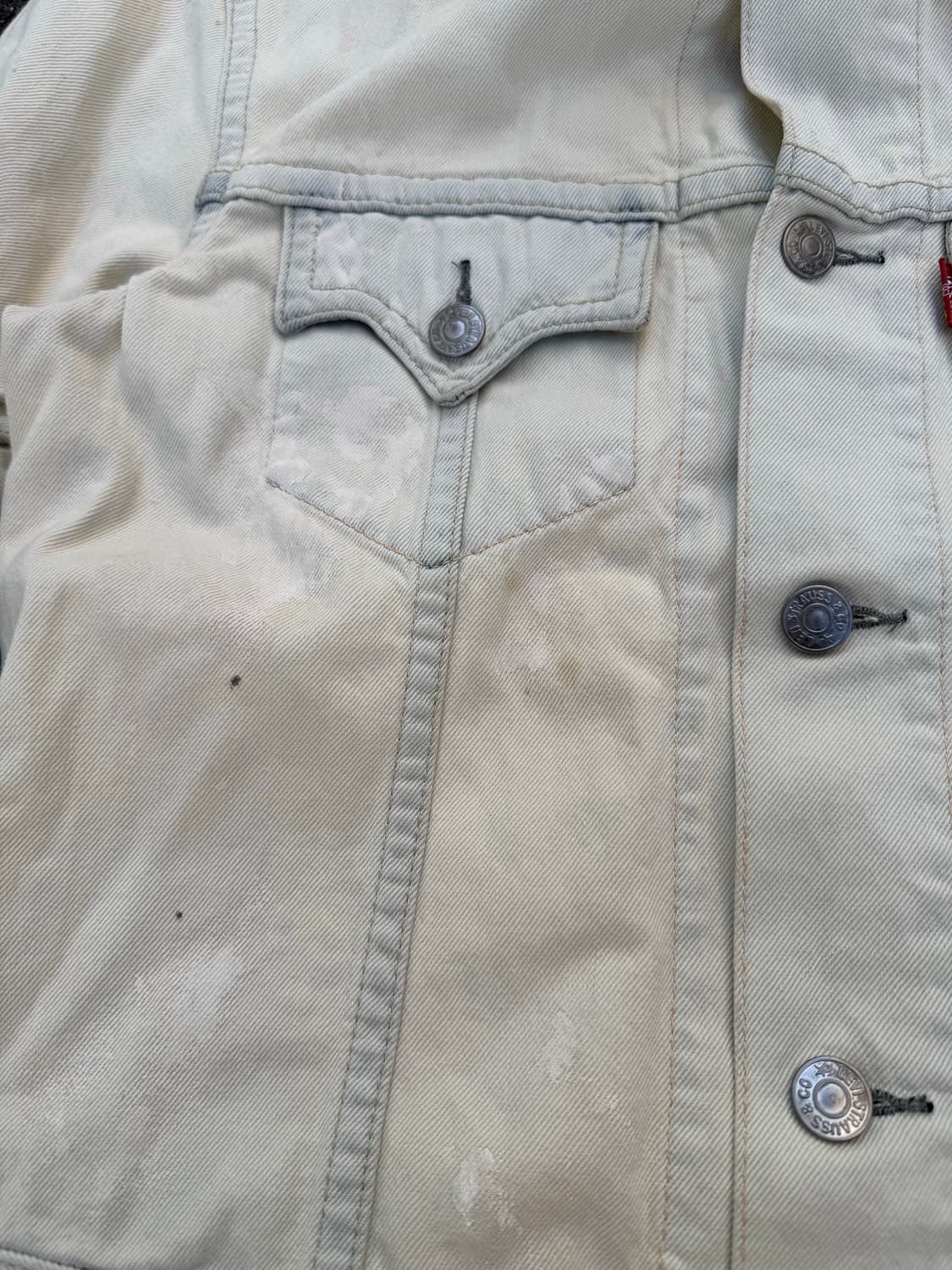 00’s Levi’s 빈티지 70901 크림 데님자켓 상품이미지5