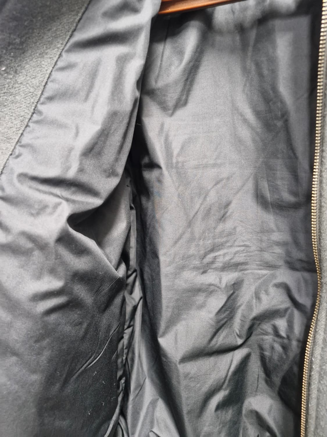 95-100L 라코스테 울 폴리에스터 봄버 자켓 카키. 상품이미지9