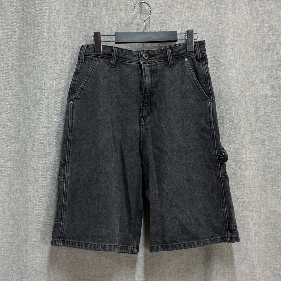 [29] 마굿간(Magoodgan) 카펜터 5부 카고 데님 반바지 상품이미지2