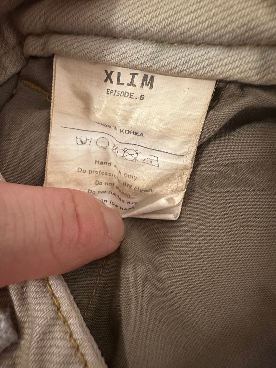 [XL] 엑슬림 ep6 02 샌드베이지 카고 팬츠 상품이미지4