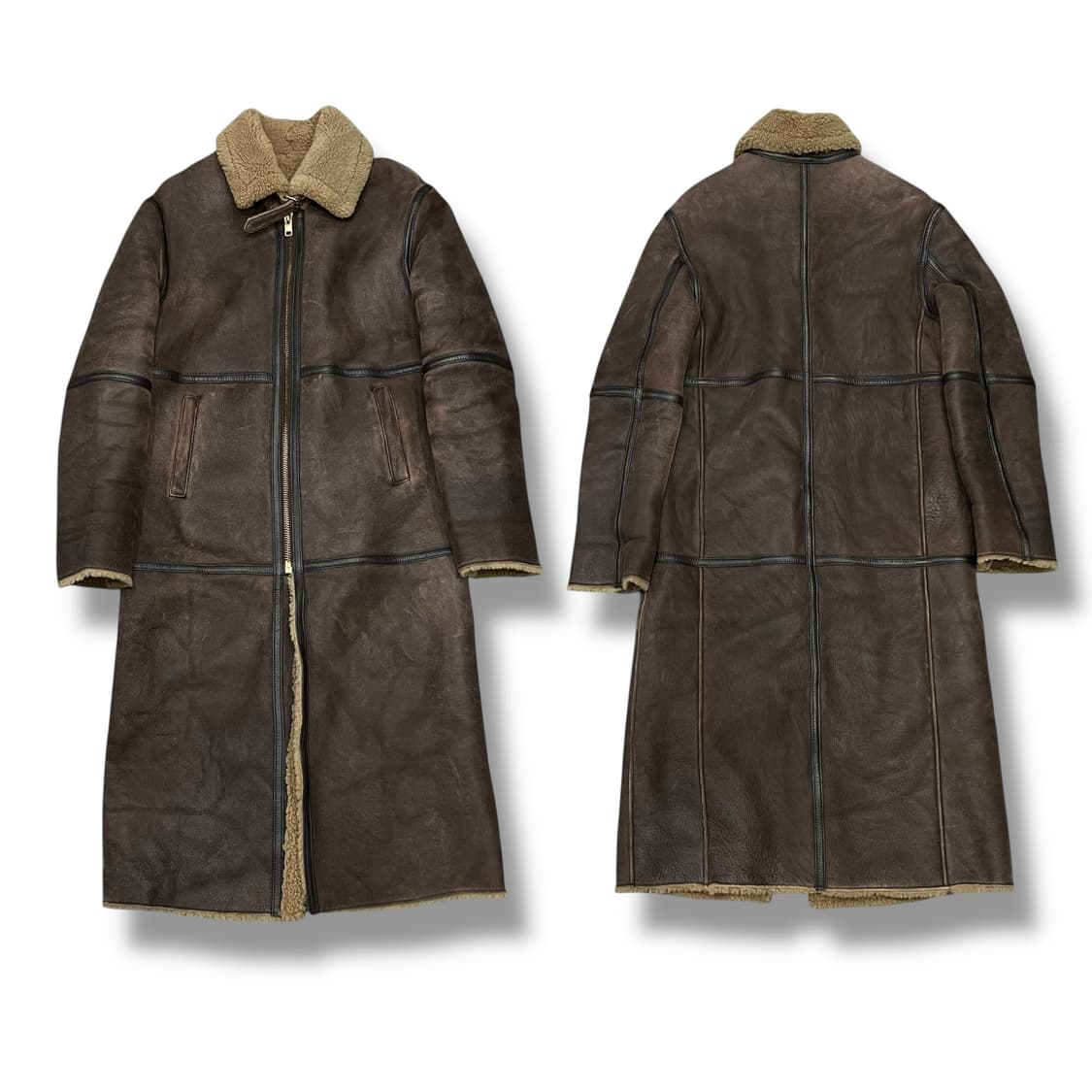 b-3 롱 무스탕 s08452 상품이미지1