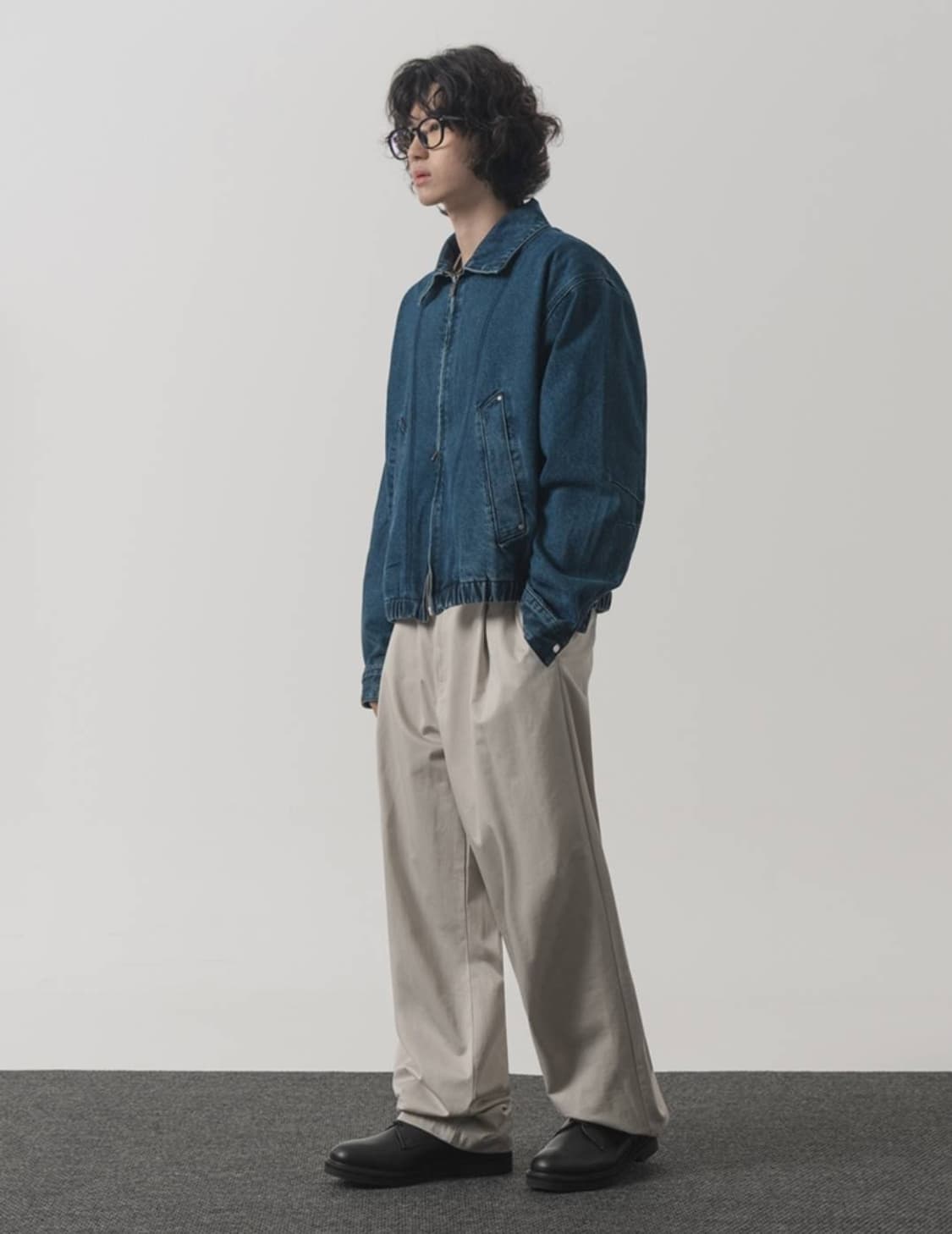 디미트리(DIMITRI) 공용 디트로이트 투웨이 집업 데님 자켓 상품이미지3