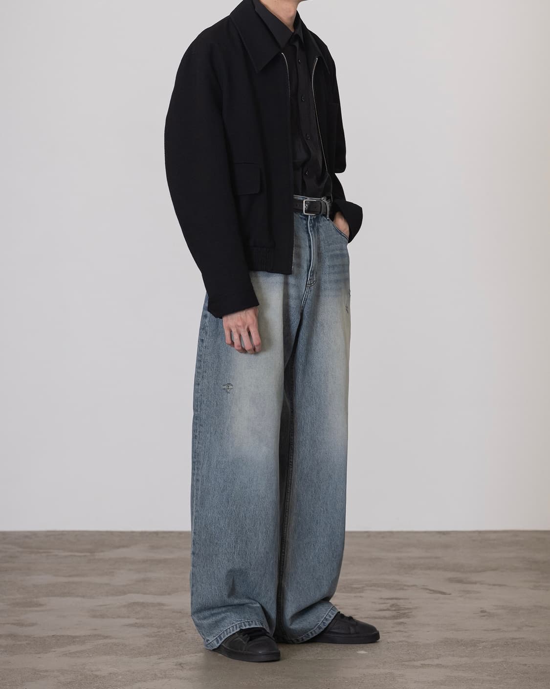 28) 벨리에 트루와이드 데님 빈티지 인디고 상품이미지1