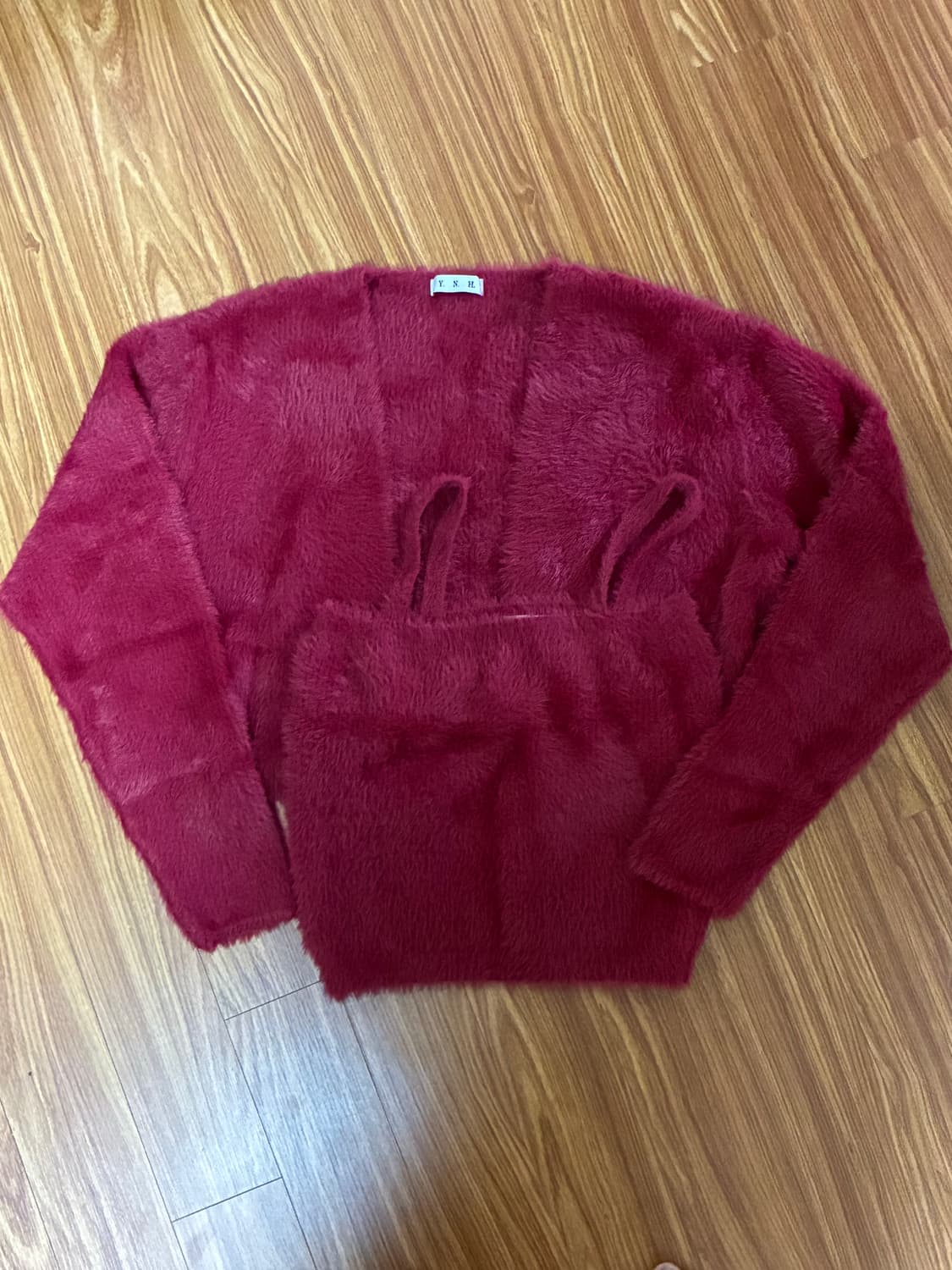 유어네임히얼 니트 가디건 셋업 상품이미지2