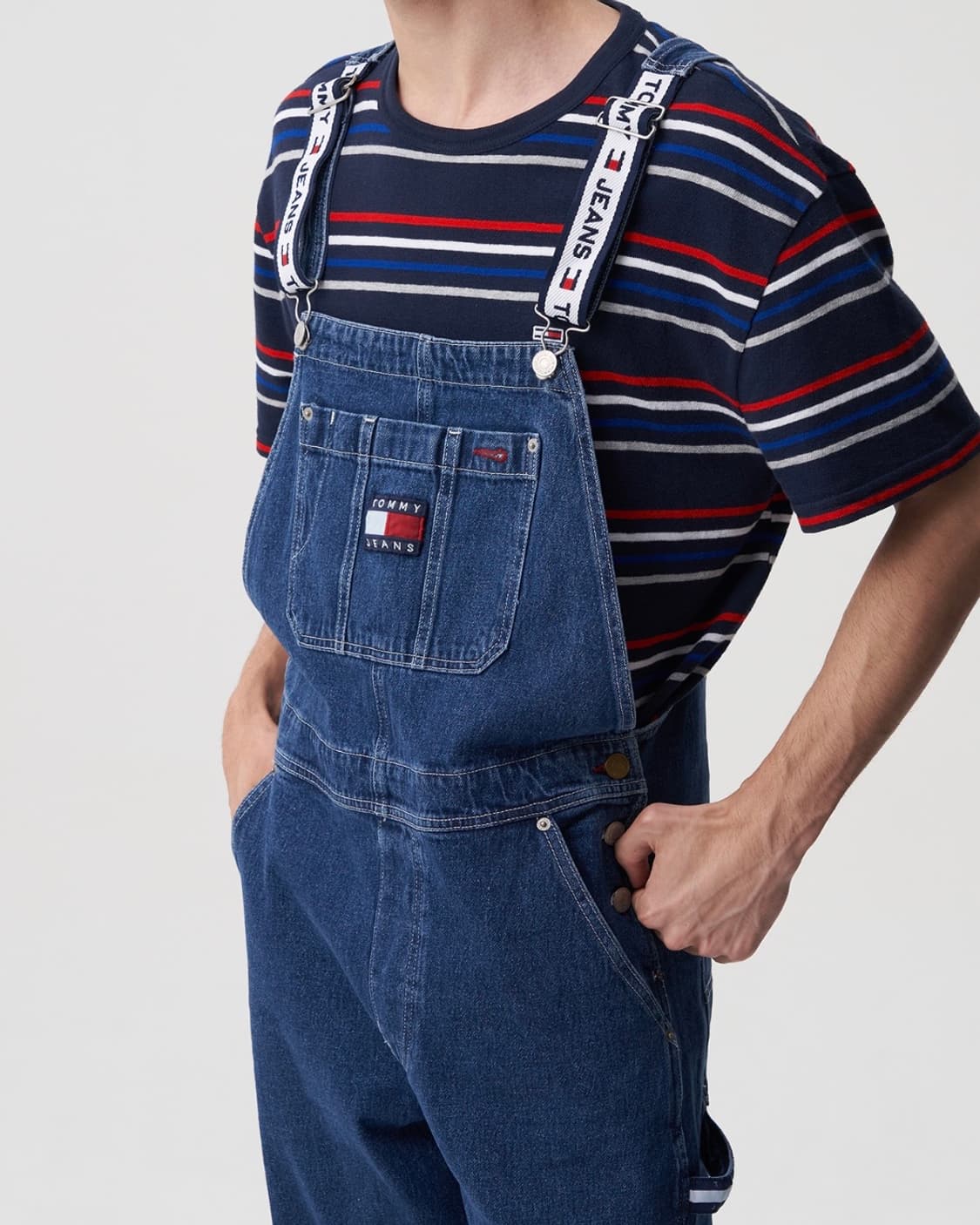 타미진스 데님 오버롤 팬츠 L 사이즈 상품이미지1