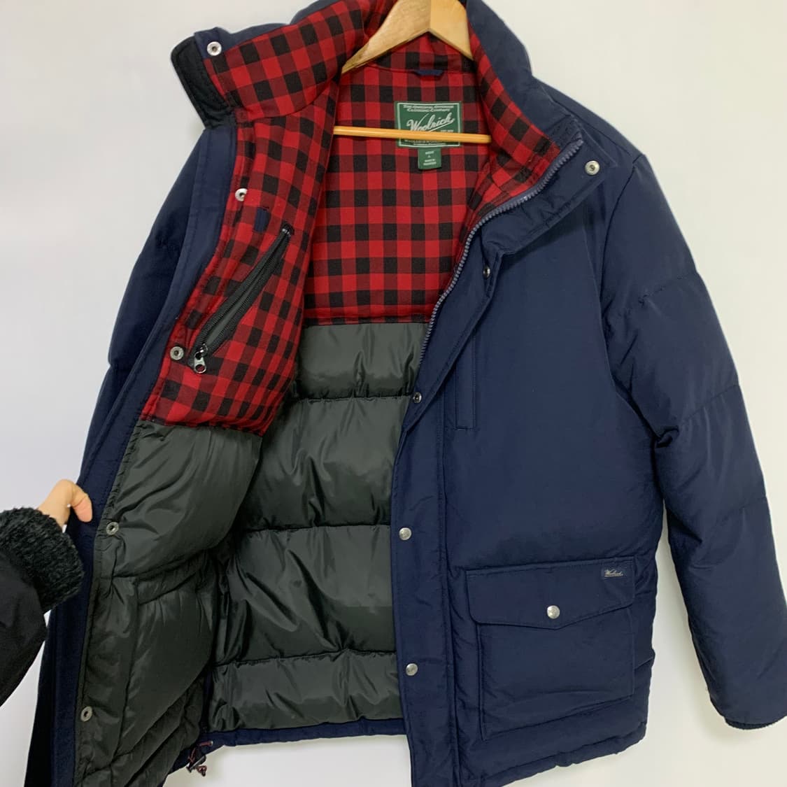 울리치 네이비 다운 패딩 점퍼 빈티지 남성 L 상품이미지6