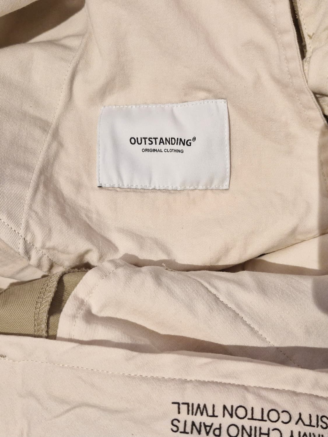 아웃스탠딩 와이드 오피서 치노 팬츠 L  상품이미지5