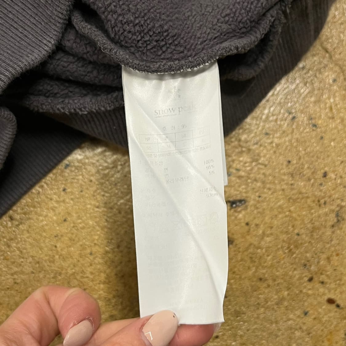 [정품/M] 스노우피크 어패럴의 맨투맨 상품이미지6