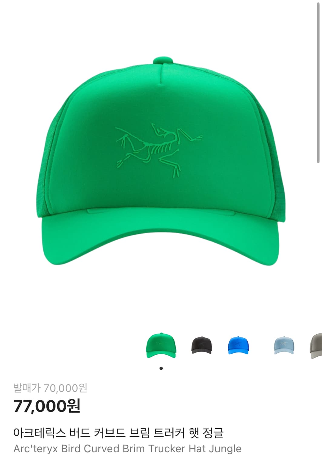 [새상품] 아크테릭스 버드 트러커 캡 모자 상품이미지7
