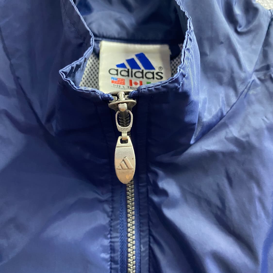 아디다스 올드스쿨 배색 반집업 아노락 자켓  B4150 상품이미지4