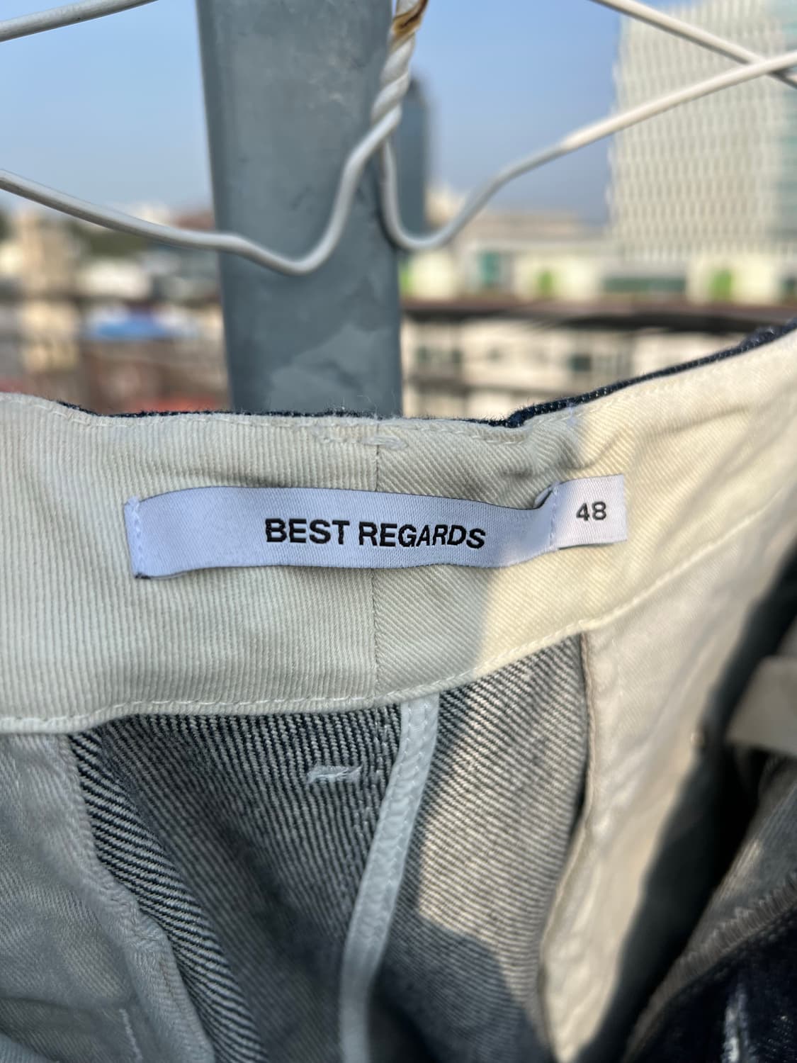 더만 데님 워커 팬츠 벌룬핏 상품이미지8