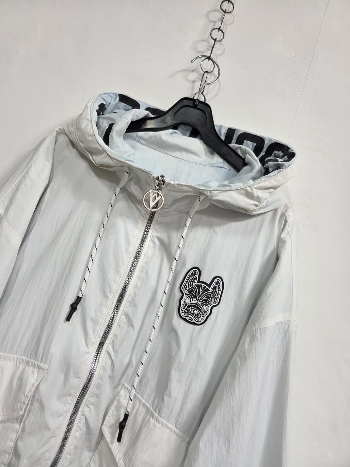 라이프워크 프렌치불독 후드집업 화이트 F 상품이미지2