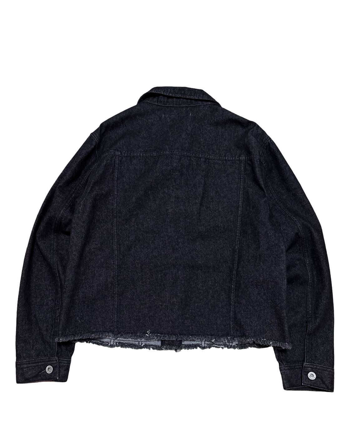 노앙 뉴키즈 흑청 데님 트러커 자켓 상품이미지5