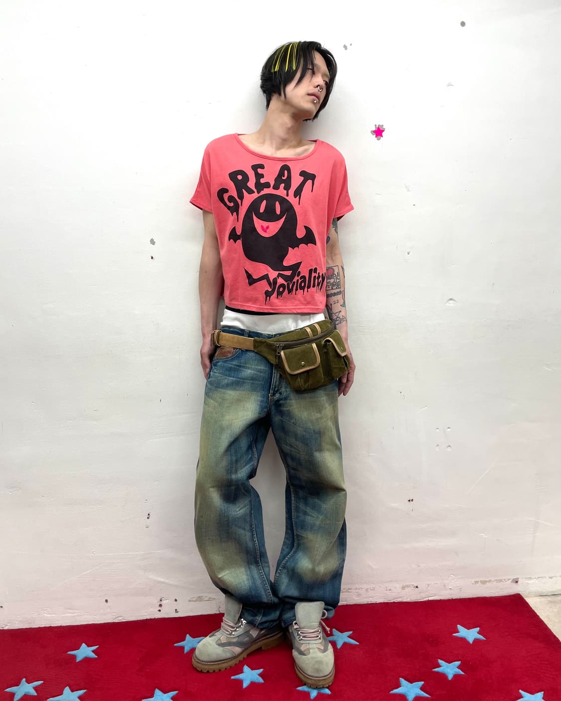 Cutie ghost pink t-shirt  상품이미지4