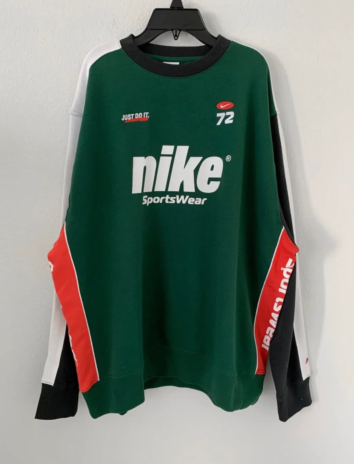 나이키 레터링 컬러블럭 프렌치 테리 맨투맨 상품이미지6