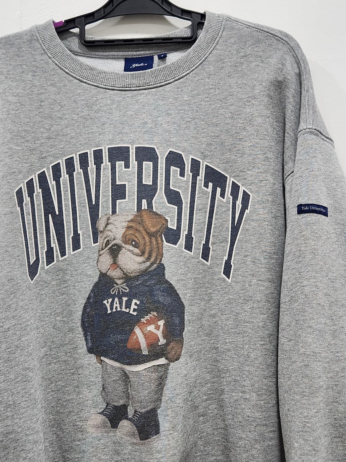 [S] 예일 Yale 오버핏 맨투맨 남녀공용 S사이즈 상품이미지3