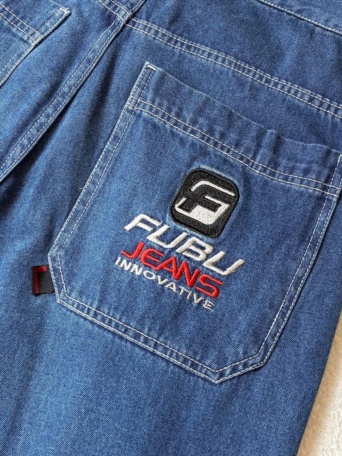 푸부 FUBU 00's 밀레니엄 테이퍼드핏 데님 팬츠 PN7357 상품이미지8