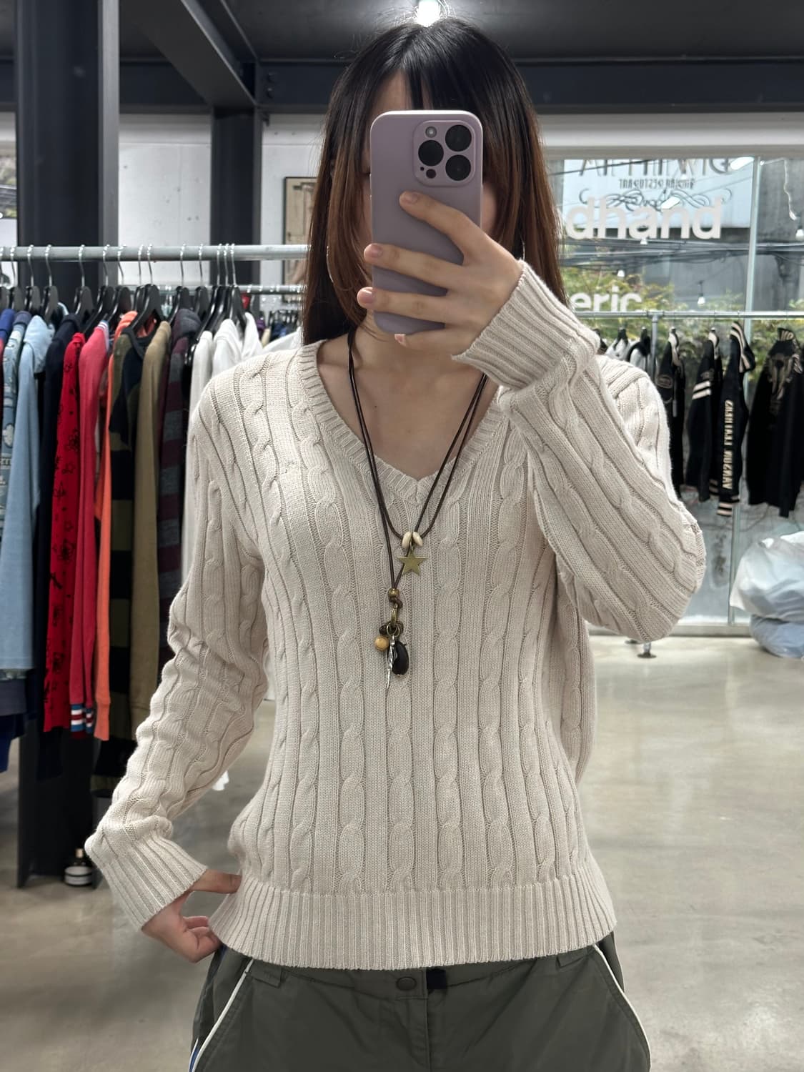 폴로랄프로렌 QR신형택 꽈배기 니트 상품이미지4