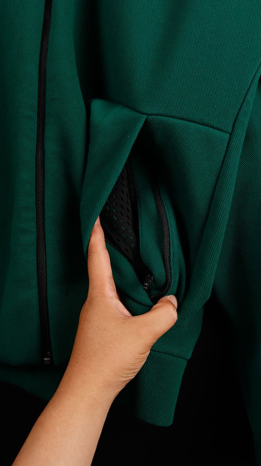 아디다스 그린 후드집업 상품이미지4