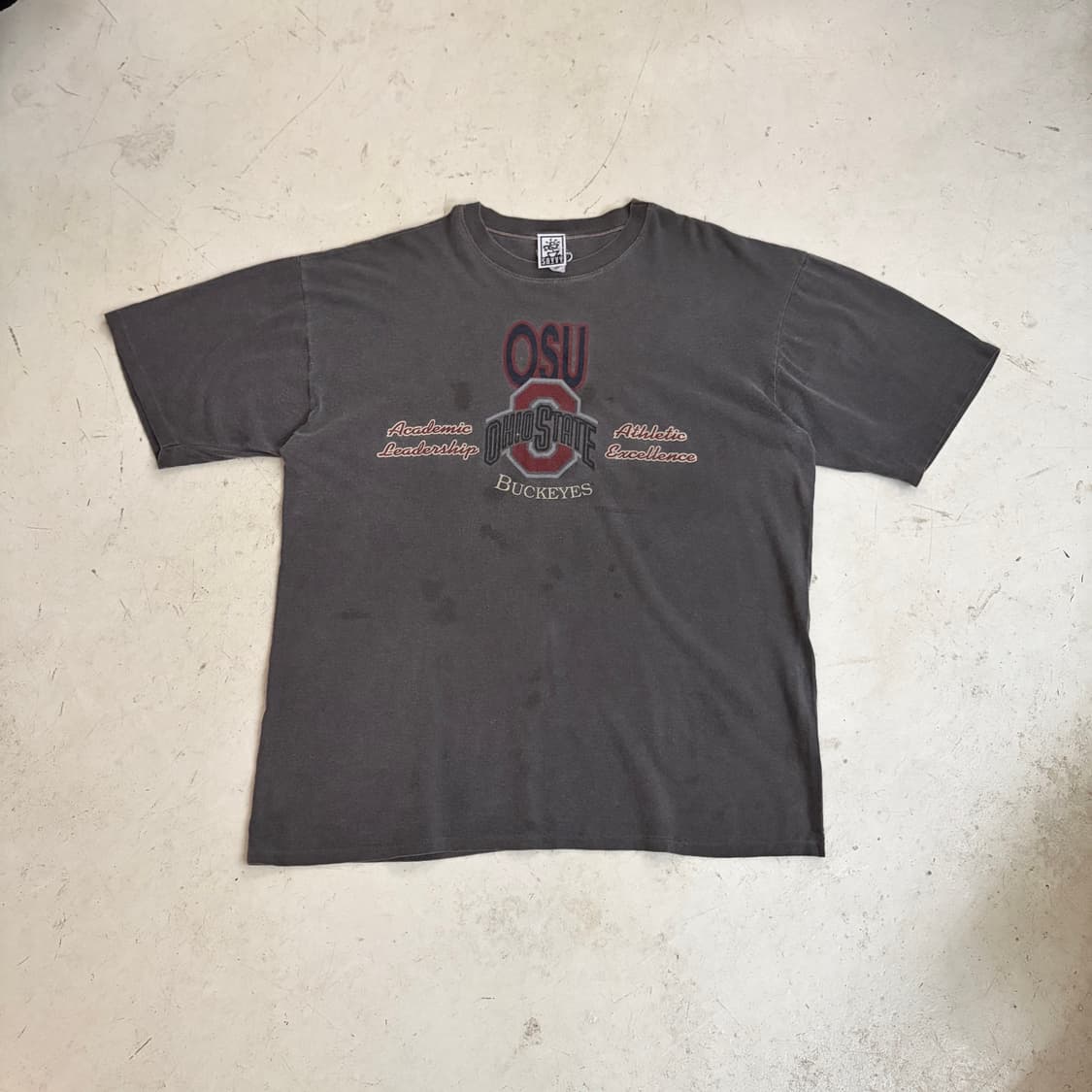 90s USA 오하이오 Buckeyes 빈티지 반팔티 XL 상품이미지1
