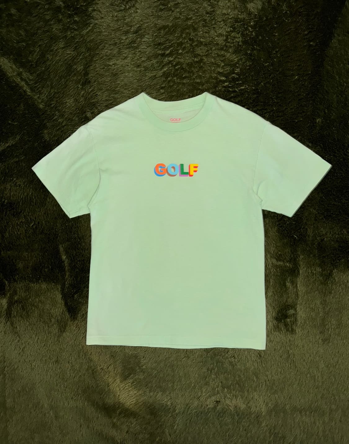 [M] GOLF WANG 골프왕 오리지널 로고 튜블러 티셔츠 민트 그린 상품이미지1